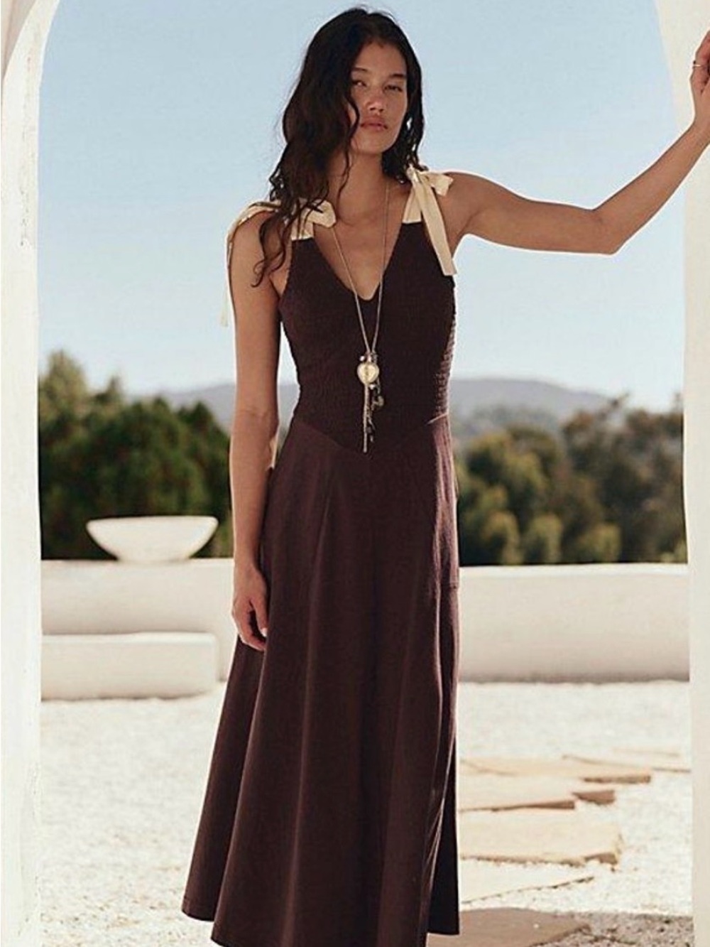 🆕Bnwt Free People
Cecelia Solid Midi Dress